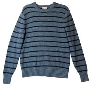 GAP Cotton Pullover Blue Striped Sweater Size Small